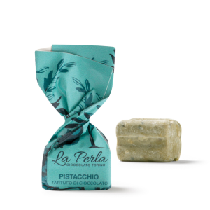 La Perla Tartufo Cioccolato bianco con Pistacchi salati